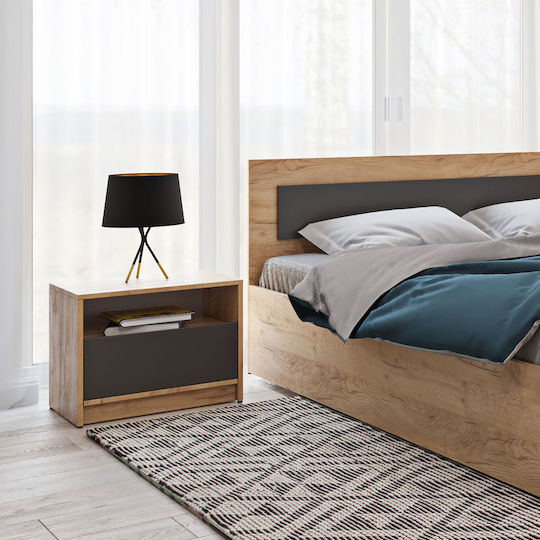 Nachttisch Viva Gray 50x36x41cm