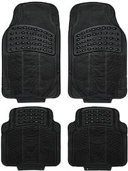 Car+ Σετ Μπροστινά και Πίσω 4τμχ για Renault Rapid Skoda Rapid Μαύρα Car+ Σετ Μπροστινά και Πίσω 4τμχ για Renault Rapid Skoda Rapid Μαύρα