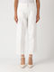 Michael Kors Women's Fabric Trousers White