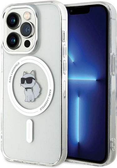 Karl Lagerfeld Choupette MagSafe Umschlag Rückseite Silikon / Kunststoff Transparent (iPhone 14 Pro Max)