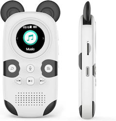 Ruizu X31 MP3 Player (16GB) cu ecran TFT 1.5" Alb