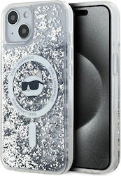 Karl Lagerfeld Liquid Glitter Choupette Transparenη (iPhone 13)
