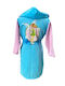 Limneos Kids Hooded Bathrobe Light Blue