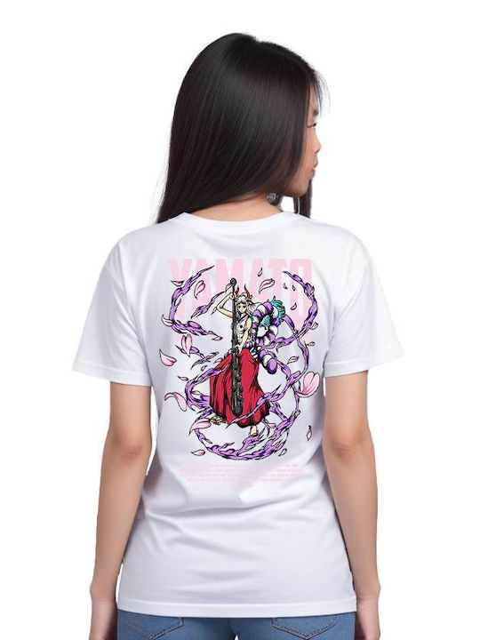 Pop Culture T-shirt One Piece Λευκό Yamato