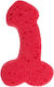 Bath Sponge Penis Αστείο Sexy Δώρο Red