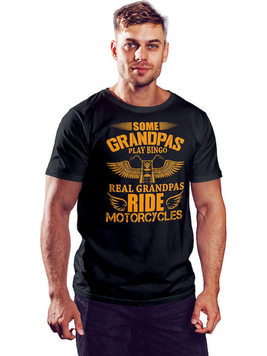 Pop Culture Some Grandpas Play Bingo T-shirt Bl...