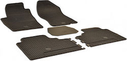 Umbrella Σετ Μπροστινά και Πίσω 5τμχ για Nissan Navara / Pathfinder 2007-2012 Μαύρα