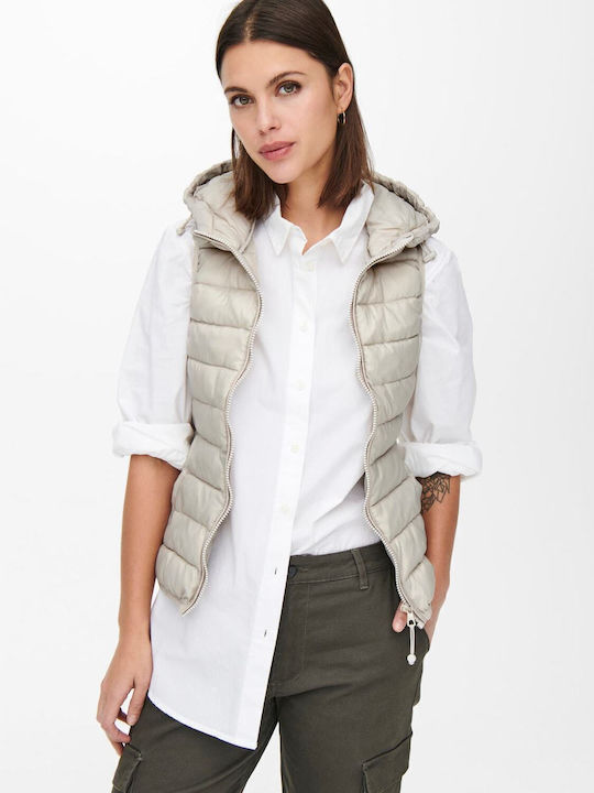 Only New Tahoe Κοντό Γυναικείο Αμάνικο Puffer Μ...