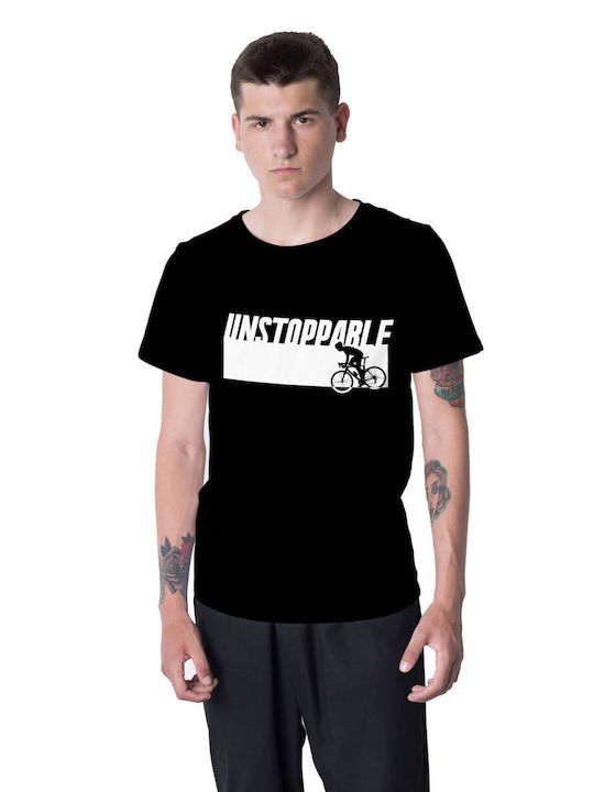 Pop Culture T-shirt Μαύρο Unstoppable