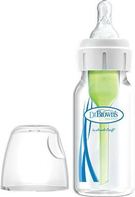 Dr. Brown's Plastikflasche Gegen Koliken mit Silikonsauger für 0+, 0+ m, Monate 120ml 1Stück