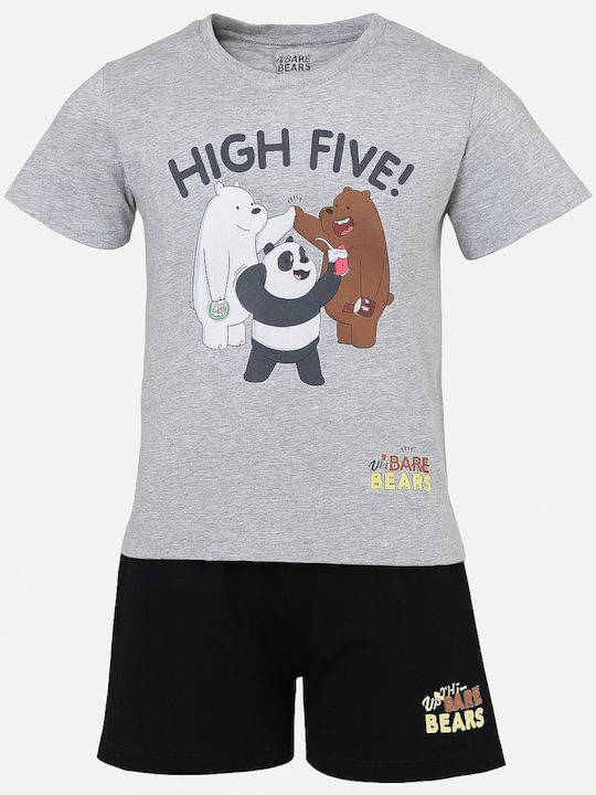 Paw Patrol Kids' Pajamas Summer Cotton Grey Black