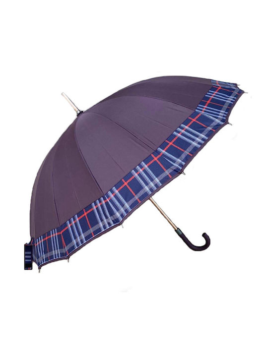 Benzi Regenschirm mit Gehstock Μωβ