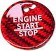 Kohlefaser Schalterabdeckung 'Start Engine' Rot 1 Stk 1005005859401023-b