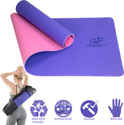 PrimaFit Матрак За Фитнес Йога Лилав (183x61см)