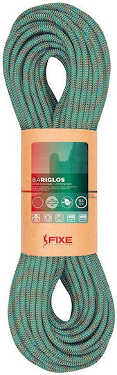 Fixe C040840060 Δυναμικό Σχοινί Ορειβασίας με Μήκος 60m Πράσινο
