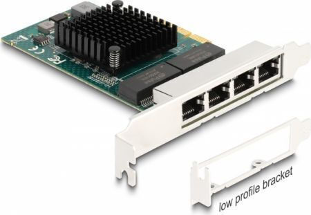 DeLock Ενσύρματη Κάρτα Δικτύου Ethernet PCI-e