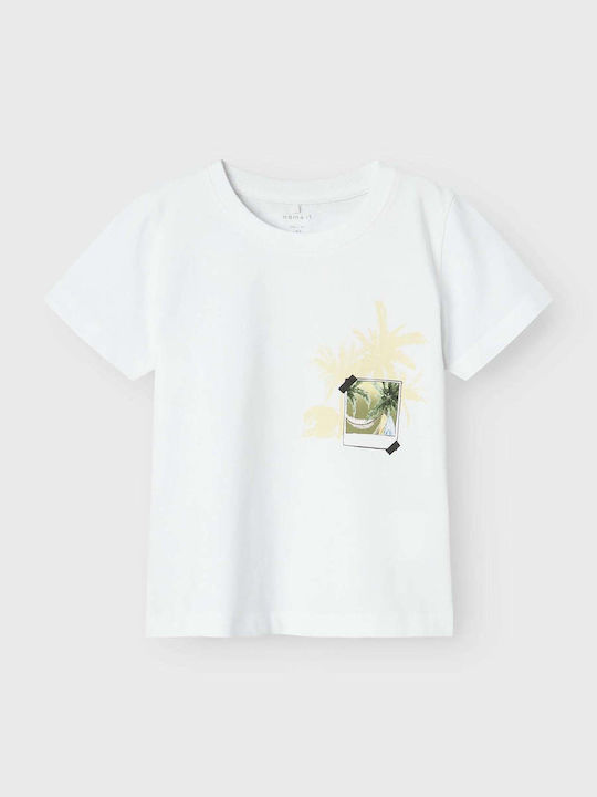 Name It Kinder Shirt Kurzarm Weiß