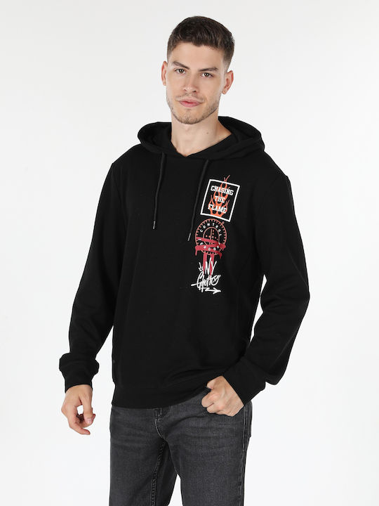 Sweatshirt mit Kapuze Negru