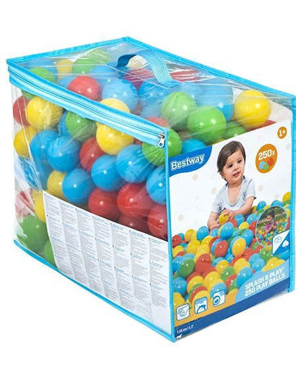 Πολύχρωμα Μπαλάκια Bestway Splash & Play 250τμχ 52649