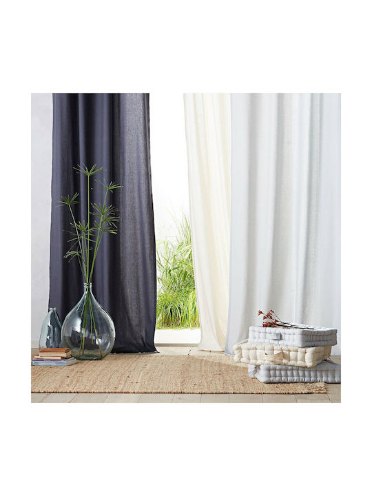 La Redoute Interieurs Perdea cu Capse Gri 324054701_3867_26 135x220buc