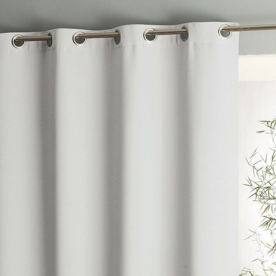 La Redoute Interieurs Curtain Blackout with Grommet Gray 324215352_3789_45 140x250cm