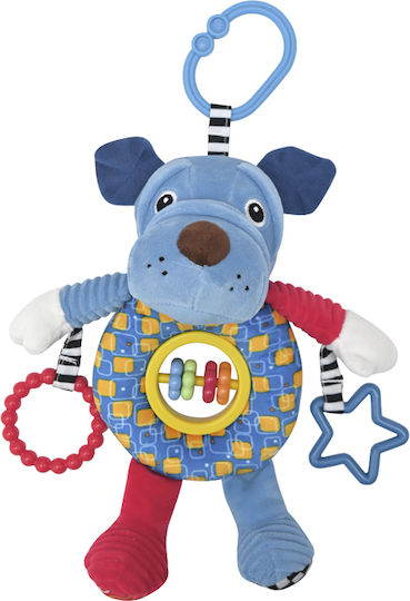 Lorelli Anhänger Spielzeug Für Kinderwagen und Auto Dog Blue für 0++ Monate