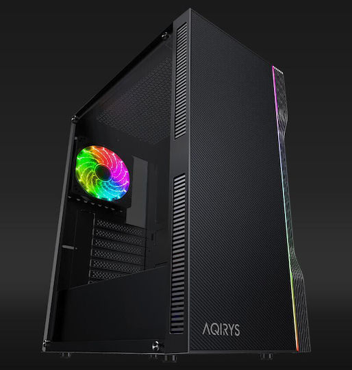 Aqirys Electra Midi Tower Κουτί Υπολογιστή Μαύρο