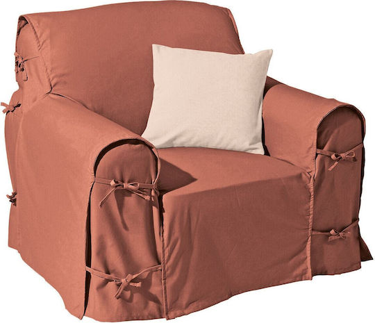 La Redoute Interieurs Elastische Abdeckung für Sessel Braun 80εκ. 1Stück 324163847_12483_10