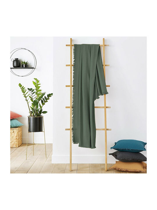 La Redoute Interieurs Zweisitzer-Sofa Überwurf 230x250cm Grün
