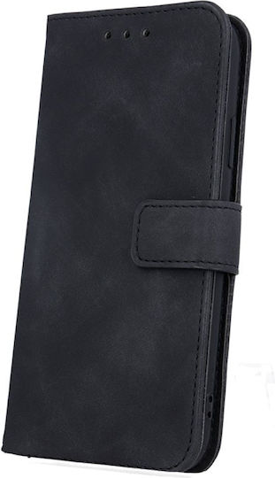 Wallet Tempered Glass / Leather Black (Xiaomi Redmi 13C 4G, Xiaomi Redmi 13C 5G)