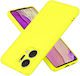 Back Cover Silicon Galben (Honor X7a)