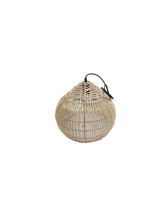 TnS Pendant Light Black Boho with Rope for Socket E27 35x29x29cm