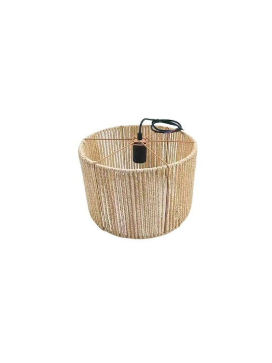 TnS Pendant Light Black Boho with Rope for Socket E27 30x20cm