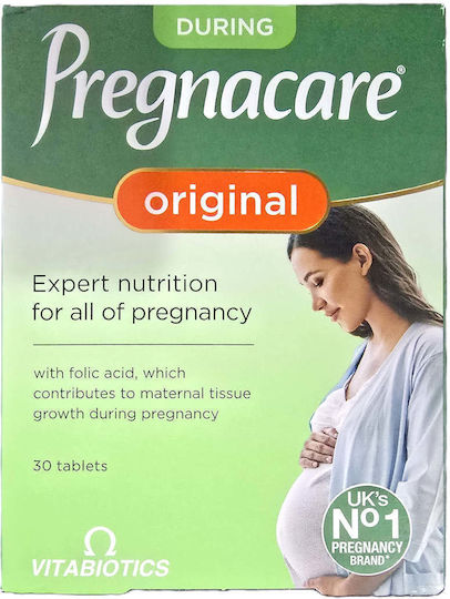 Vitabiotics PREGNACARE® ORIGINAL Добавка за Бременност 30 Таблетки