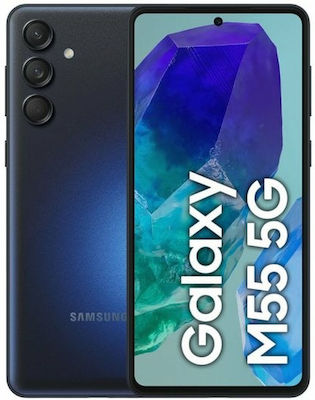 Samsung Galaxy M55 5G Двойна SIM (8ГБ/256ГБ) Черно