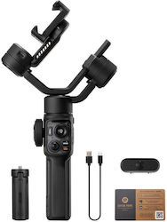 Zhiyun Smooth 5S AI Combo Gimbal за мобилни телефони с 3-осов стабилизатор и 26 часа работа Черен Zhiyun Smooth 5S AI Combo Gimbal за мобилни телефони с 3-осов стабилизатор и 26 часа работа Черен