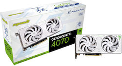 Manli GeForce RTX 4070 12GB GDDR6X Polar Fox Graphics Card