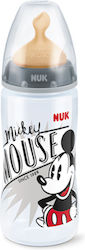 Nuk Plastikflasche First Choice Gegen Koliken mit Silikonsauger Micky Maus M 300ml 1Stück