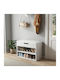 Romir Wooden Shoe Organizer White 60x30x44cm