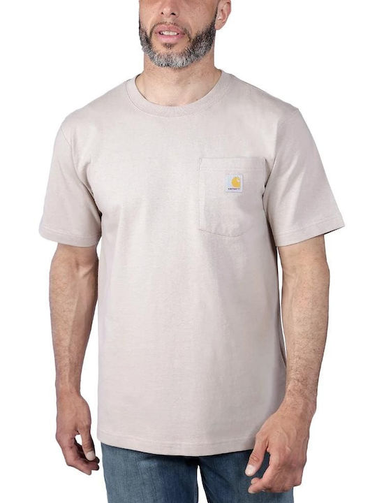 Carhartt Ανδρικό T-shirt Κοντομάνικο Mink