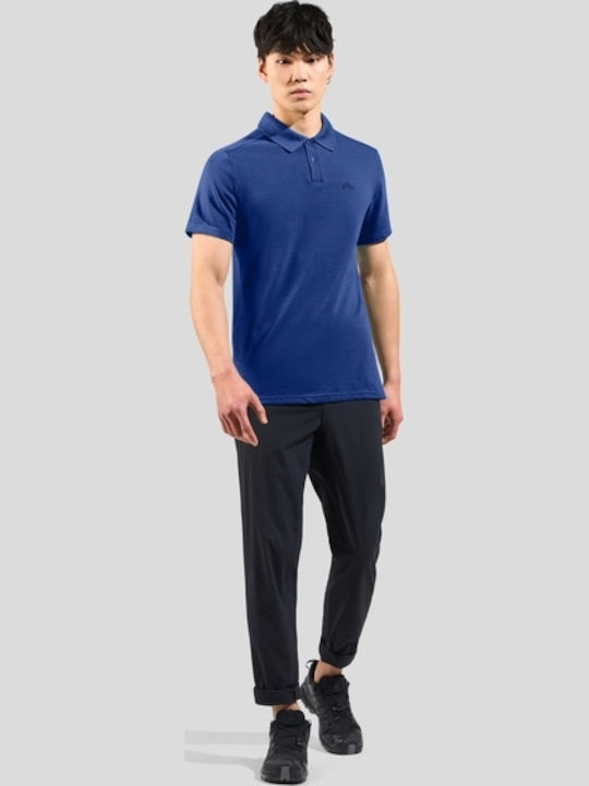 Odlo Essentials Polo Μπλούζα Κοντομάνικη Μπλε