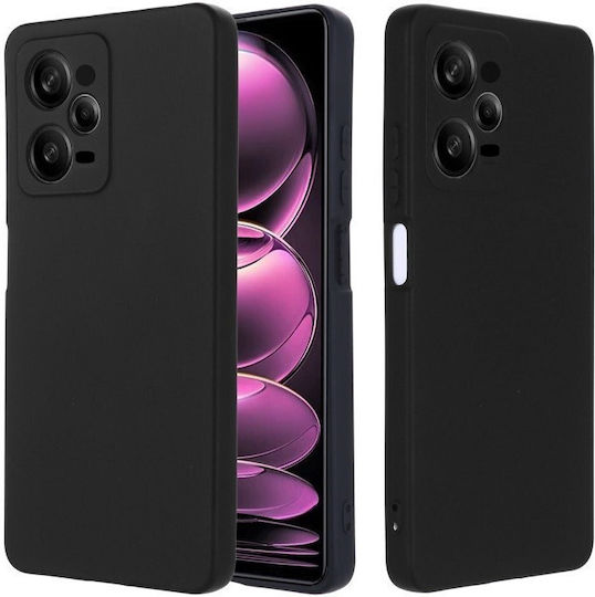 Xiaomi Poco X5 Pro Silky Soft Touch Finish Tpu 2mm Silicone Back Cover Case Black Oem