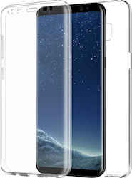 OEM Silikon Vollabdeckung Hülle für Samsung Galaxy S8 Transparent