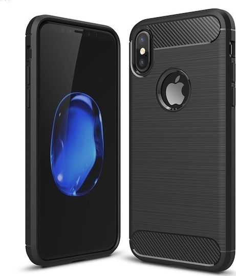 Carbon Case for Huawei Y6 2019 Y6s Honor 8a Black