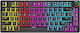 Savio Phenix Red Pudding Ασύρματο Gaming Μηχανικό Πληκτρολόγιο 75% με Gateron Red διακόπτες και RGB φωτισμό (Αγγλικό US)