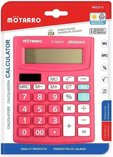 Motarro Mi025-5 Μοtarro Αριθμομηχανή Επιστημονική σε Φούξια Χρώμα