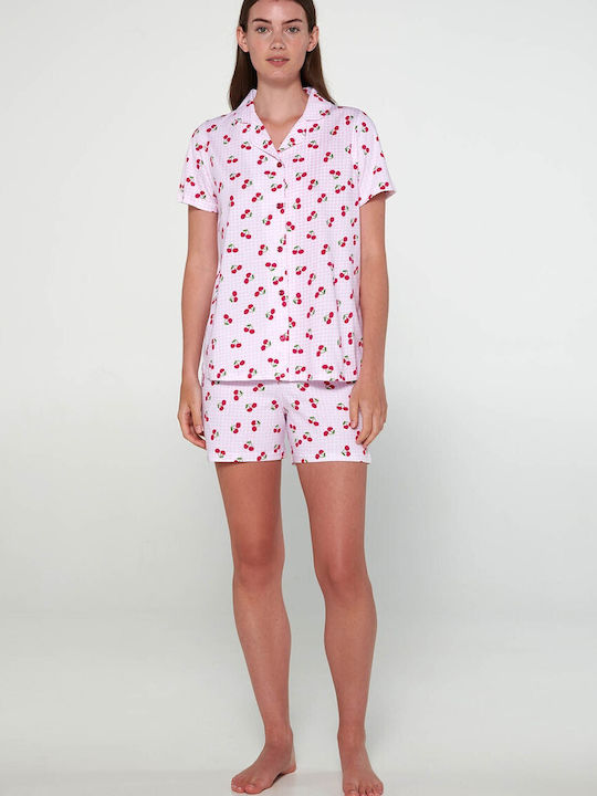 Vamp Summer Women's Pyjama Set Cotton Embrime