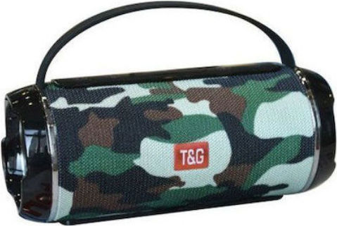 T&G Ηχείο Bluetooth 10W με Ραδιόφωνο και Διάρκεια Μπαταρίας έως 3 ώρες Camouflage TG-116C