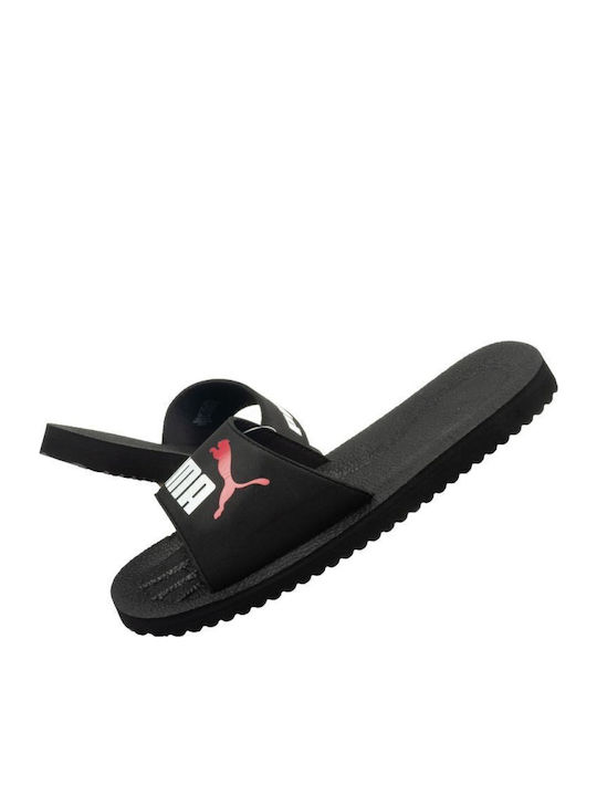 PUMA Purecat Ανδρικά Slides Μαύρα
