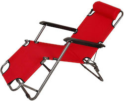 Muhler Lounger-Armchair Red
